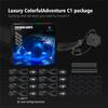 MICTUNING C1 8 Pods RGBW LED Rock Lights Remote Multicolor Underglow Neon Light Kit Wireless App Controller Music Mode