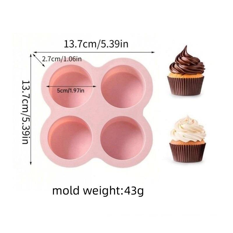 Air Fryer Egg Mold Round Shape Eggs Mold 3 Cavity Non-Stick Silicone Air Fryer Egg Pan Egg Steamer Cooking Mold Fried Egg Tool