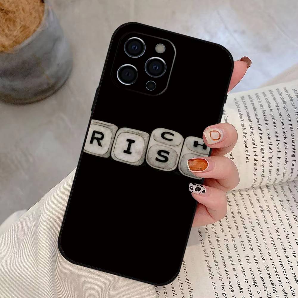 Чехол для телефона Day Trader Trading RISK RICH Силиконовый Мягкий Для IPhone 17 16 15 14 13 12 11 X XR Plus Pro Max Plus