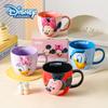 Disney 3D кружка Микки Маус Креативная керамическая кофейная кружка с ручкой Красивая парная кружка Подарок Кружка для дома и офиса