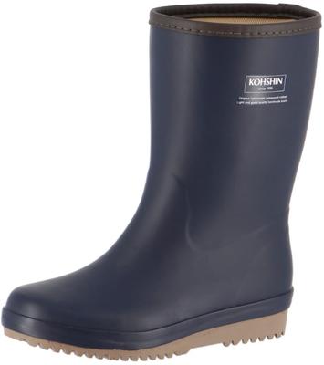 Дождь дождь дождь цветные сапоги KOHSHIN 3E [KOHSHIN Rubber], обувь, сапоги, сапоги, легкие, LL-05 B0042CL, женские, темно-синие, 23.0 см,