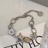 Y2K Star Girls Fritillaria Heart Flower Chain Bracelets On Hand For Women Vintage Fairy Love Daily Charm Jewelry Accessories
