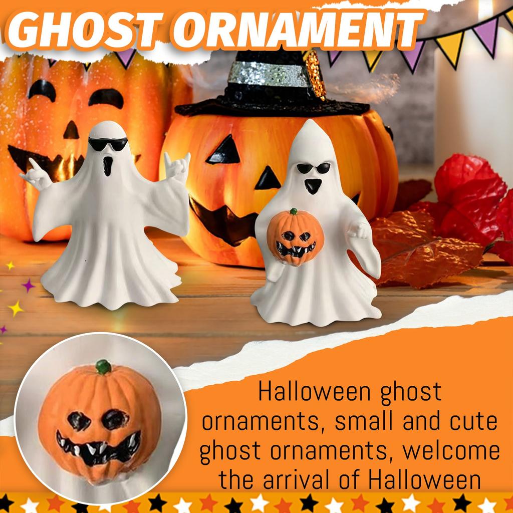 Halloween Decorations Resin Crafts Ornaments Haunted House Party Desktop Decoration