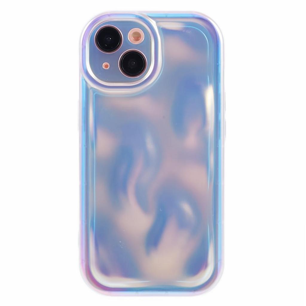 For iPhone 13 Case Laser Meteorite Pattern Soft TPU Shockproof Cover