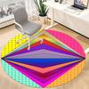1 шт. Цветной Алмазный Ковер-Коврик для Стула в Офис - Прочный, Идеален для Подкладок под Стулья, Стильный и Функциональный Декоративный Коврик yy260130044