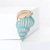 Creative Enamel Conch Brooches for Women Fashion Rhinestone Elegant Clothing Accessories Pins Jewelry