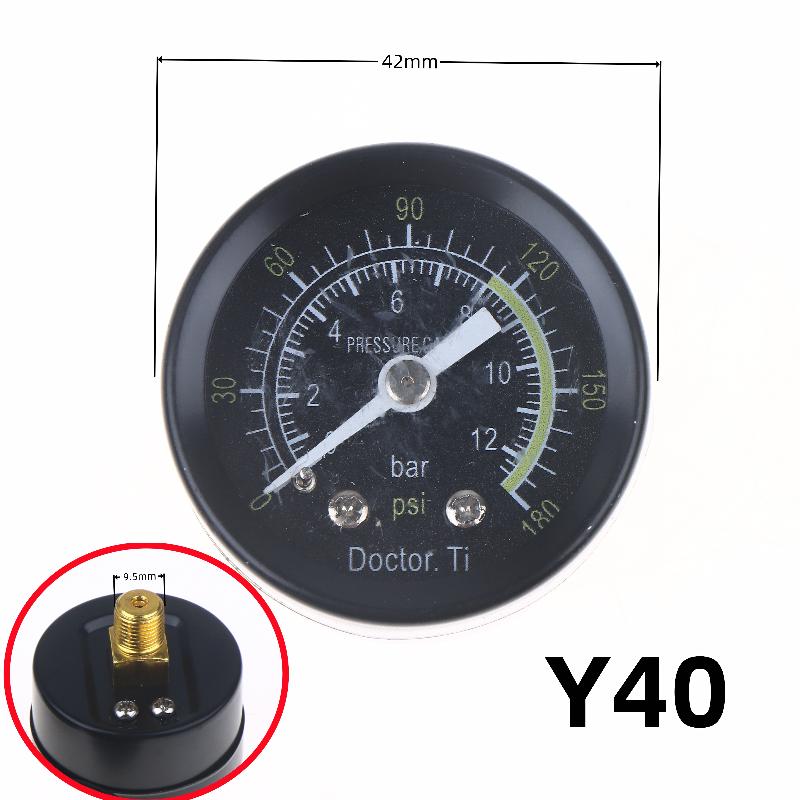 New Sale 1Pcs 0-25Bar 0-10Bar 0-12Bar Hydraulic Fluid Measuring Instrument Air Compressor Pressure Gauge DIY Accessories