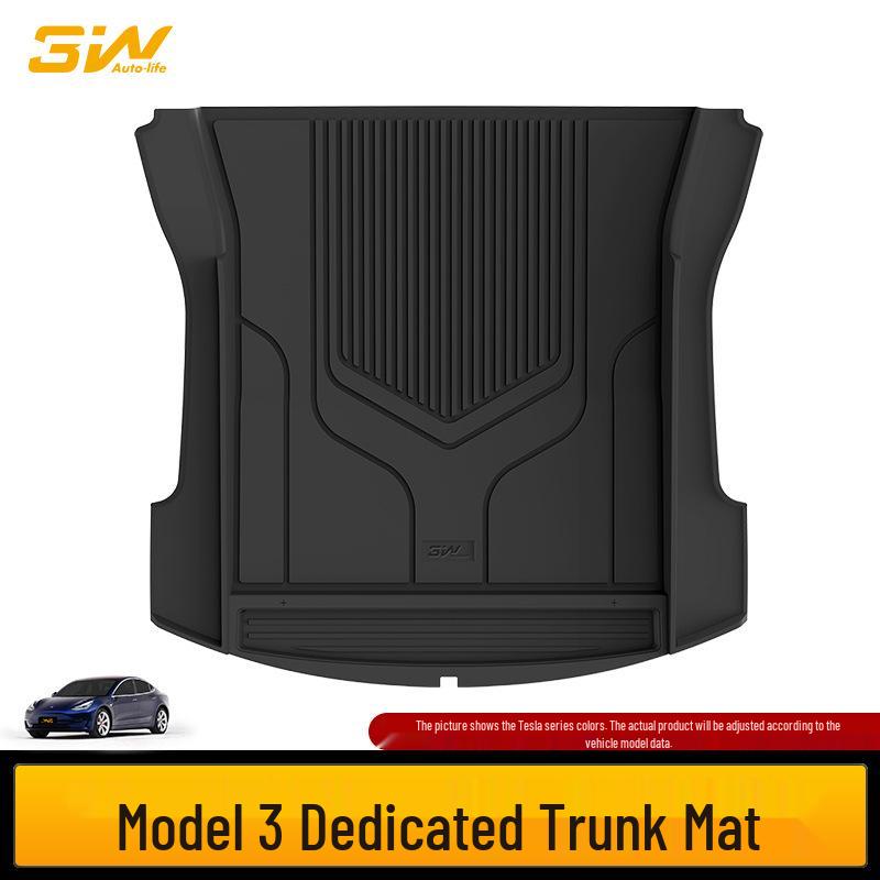 3W Полностью ТПЭ Коврик в Багажник для Tesla Model Y/3 L/X/S Обновленная Версия