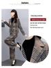 Women's Plus Size Wool Suit: Autumn/Winter 2025, Two-Piece Set with High-Waist Wide-Leg Pants