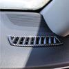 For Toyota Venza 2021-24 Carbon Fiber Console Dash Air Vent Outlet Cover Trim 2X