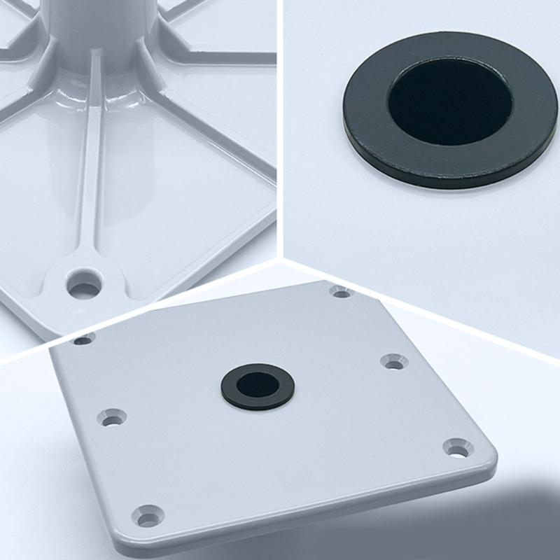 Corrosion Resistant Seating Pedestals Aluminum Alloy Suitable for Fishing and Watercrafts Canoes Outdoor and Marine Use
