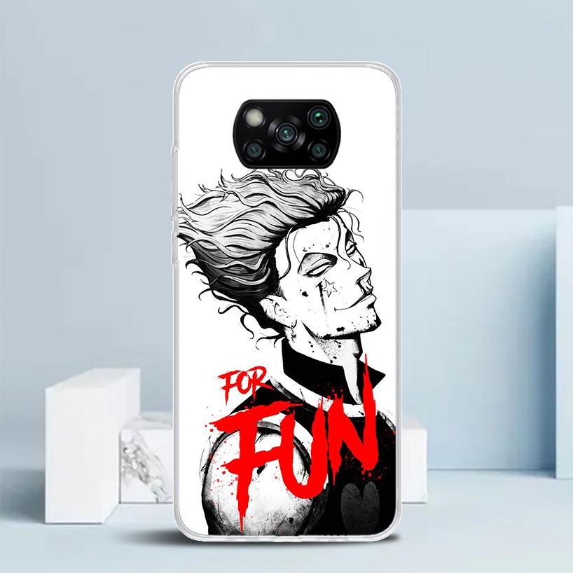 Чехол для телефона HunterX Hisoka для Xiaomi Poco F7 Ultra X5 X6 X7 Pro M7 Redmi 15C 15 13C 13 12C 12 10C 10 10A 9 9C 9A 9T Poco X