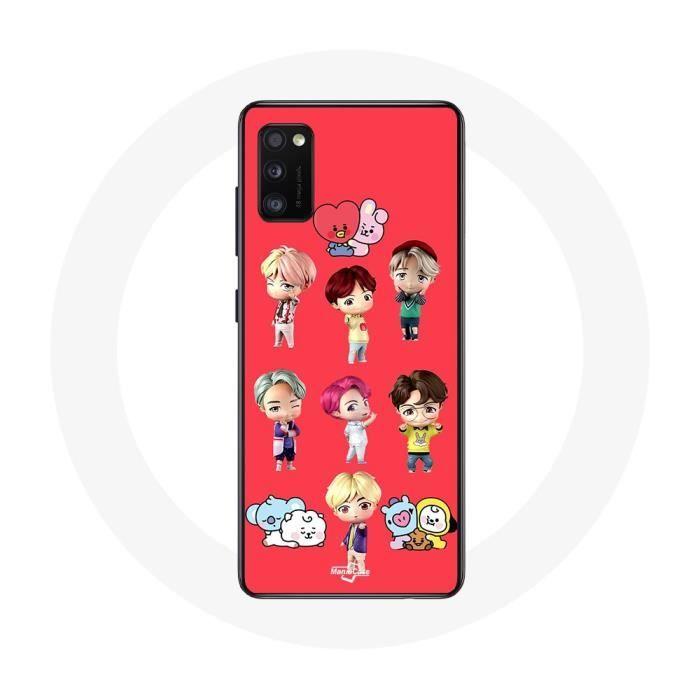 Case for Oppo A16 BTS TinyTAN Animation BT21 Poster