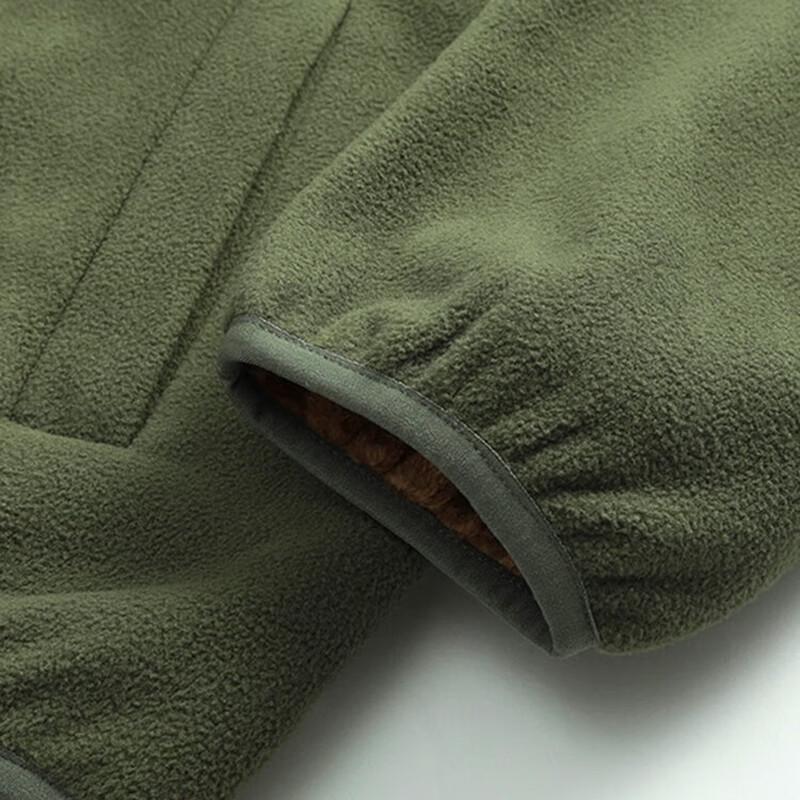 ROMON Men's Stand Collar Fleece Jacket