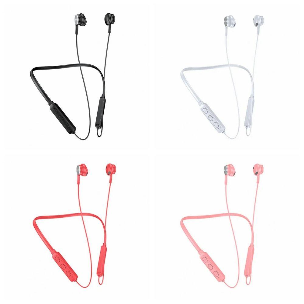 with Mic Neckband Headphones Waterptoof Sports Headsets Wireless Bluetooth Earphones Sports