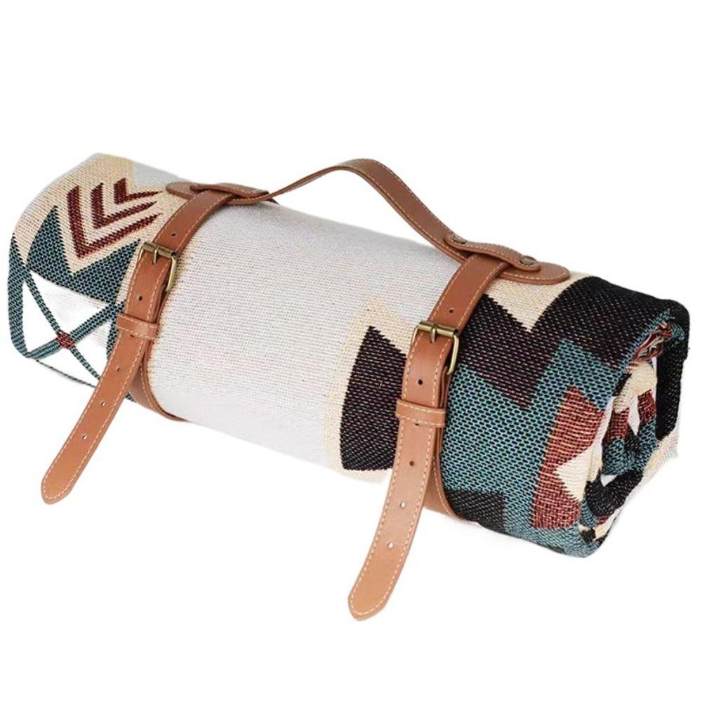 H-shaped Picnic Mat Binding Strap PU Blanket Straps Blanket Binding Belt Sofa Blanket