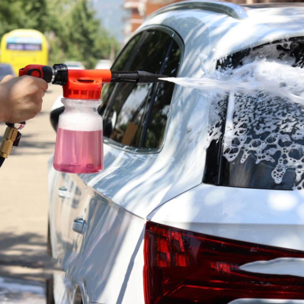 Transparent Foam Pot 1L High-Pressure Foam Kettle Household Use Car Wash Foam Tool Car Cleaning