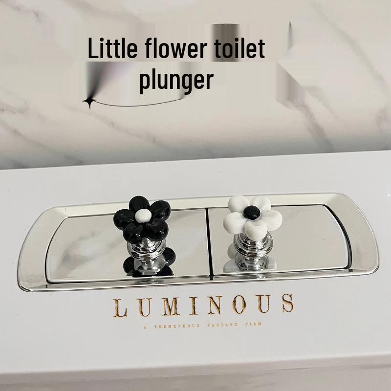 Универсальный подъемник крышки унитаза в виде цветка и приспособление для нажатия кнопки бачка для нейл-арта