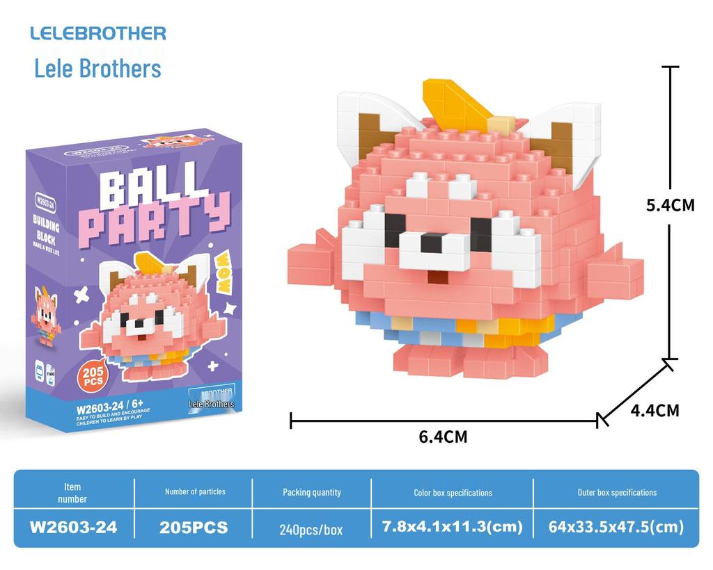 Совместимые с Lego микро строительные блоки мультяшные фигурки - детские развивающие настольные игрушки