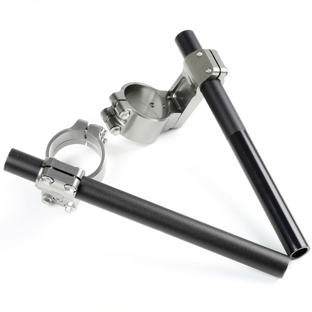 ZETA RACING Pilot 50mm 45mm High Titanium F4645 by Dirt Freak Handlebars, Diameter, Height, Color, (formerly ZS03-1501)