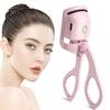 Hot Eyelash Rapid Temperature Burn Japanese Instruction Manual Pink Curler, 10-Second Preheat, Two-Level Control, Type-C Rechargeable, Auto-Off