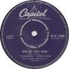 7-дюймовая пластинка TENNESSEE ERNIE FORD - Дай мне слово / Река без возврата 45CL14005 Capitol Records - Великобритания Кантри/Фолк Б/У