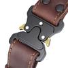 Soft Real Leather Dog Collar Genuine Leather Durable Collars with Safe Buckle Handle for Medium Large Dogs German Shepherd