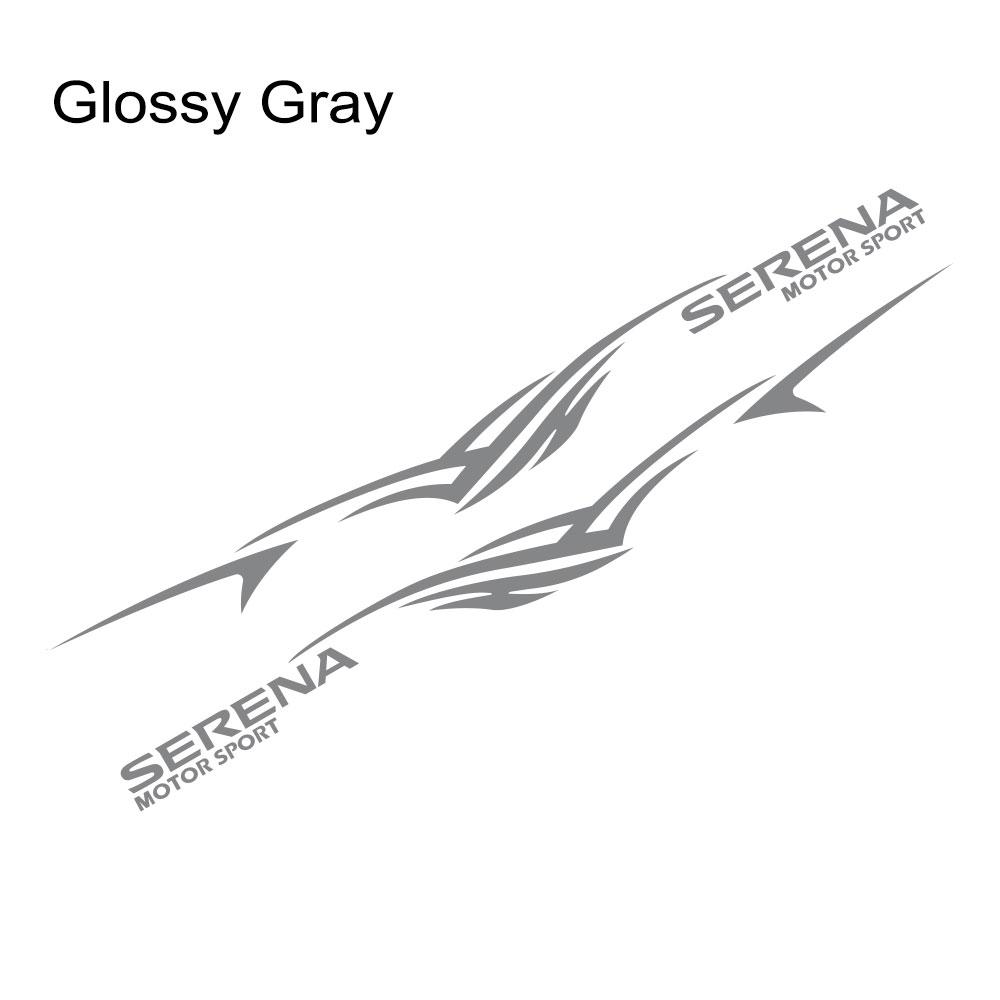 2 шт., наклейки на боковые двери автомобиля для Nissan Serena C23 c25 c26 c27, длинные полосы, автоспортивная графика, виниловые наклейки, тюнинг