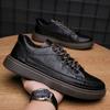 Men Vulcanized Shoes New Casual Leather Sports Fashion Waterproof Vulcanized Comfortable Spring Casual Shoes For Men