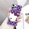 JZ23 Hello Kitty Прозрачный чехол для Samsung A04 A14 A23 M33 M53 Realme 10 9 C35 C55 VIVO Y02 X80 Infinix Hot 30 Note 11 Tecno Spark 8P Pro