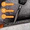 EMVANV 2Pcs Bridge Pin Hole Reamer, 3-13mm(1/8''-1/2'') & 5-16mm(½-5/8") T Handle Taper Reamer Set, 6 Fluted Chamfer Reaming Tool, Bridge Pin Hole