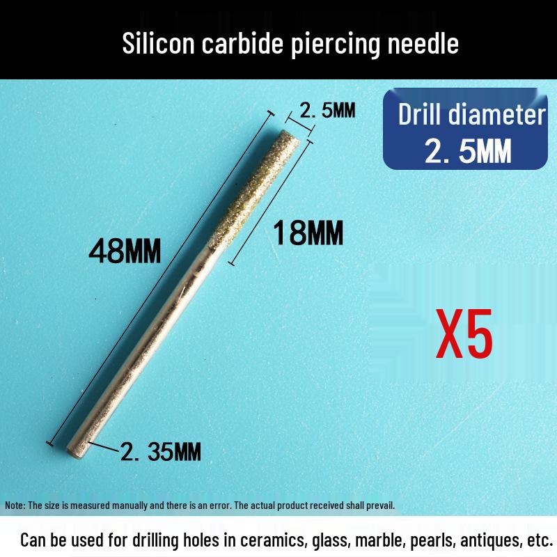 Jade Grouting & Tile Drill Bit - Hollow Needle Design for Precision