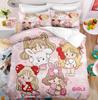 Kawaii MIKKO Bedding Sets Comforter Quilt Bed Cover Duvet Cover Pillow Case 2-3 Pieces Sets Kids Adult Size Cartoon Decoration