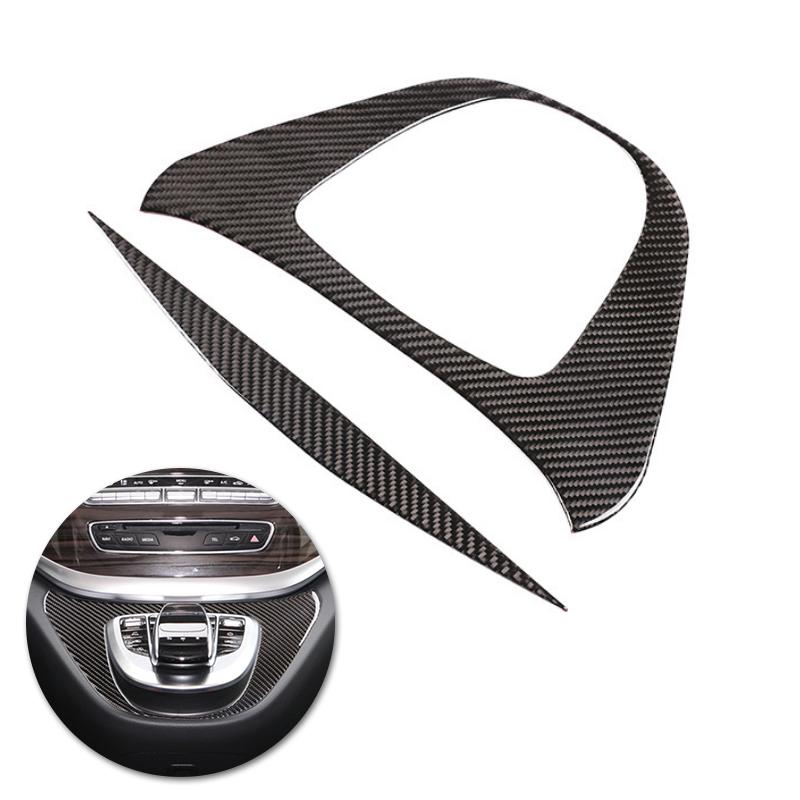 Для Mercedes Benz V Class V250 V260 2015 2016 2017 2018 автомобильная центральная консоль мультимедийная кнопочная панель из углеродного волокна