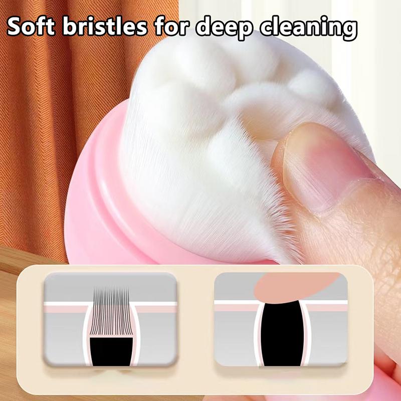 3D двойная силиконовая очищающая щетка для лица ручная массажная щетка для лица мягкая щетина отшелушивающая двусторонняя щетка для умывания лица