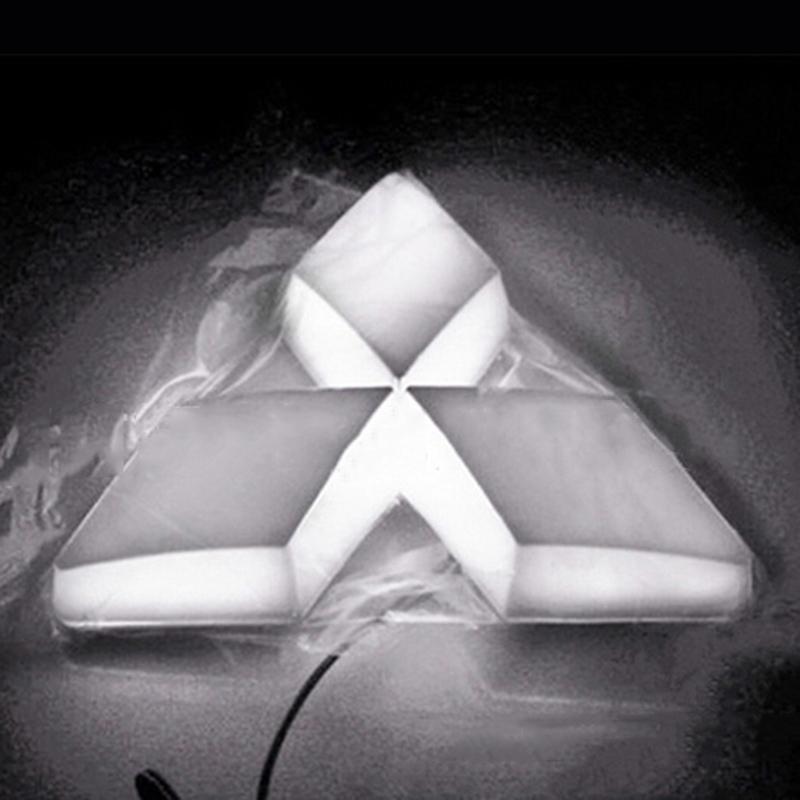 3D 4D 5D Car Front Rear LED Emblem Badge Light Sticker for Mitsubishi Lancer 9 ASX L200 Colt Pajero Outlander Eclipse EVO Galant QC3