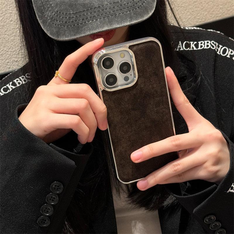 Роскошный винтажный высококачественный чехол для телефона с рисунком из старого меха для iPhone 15 Pro Max 14 13 12 Pro, универсальный защитный чехол от падения