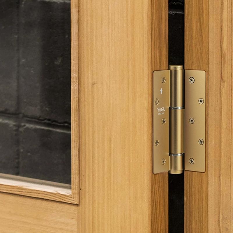 Modern Design Automatic Door Closer Buffer Invisible Hydraulic Damper Spring Hinge for Bathroom Kitchen Bedroom-Self-Closing