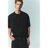 H M Oversized FiT CoTTon T sHirT Black