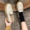 British style small leather shoes New spring and autumn with skirts Soft soles Student leisure