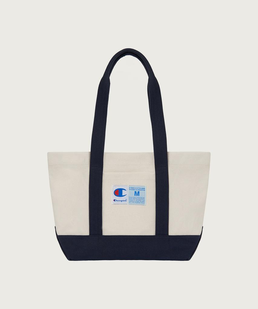 Champion Heritage Jogtag Canvas Tote Bag M Ecru