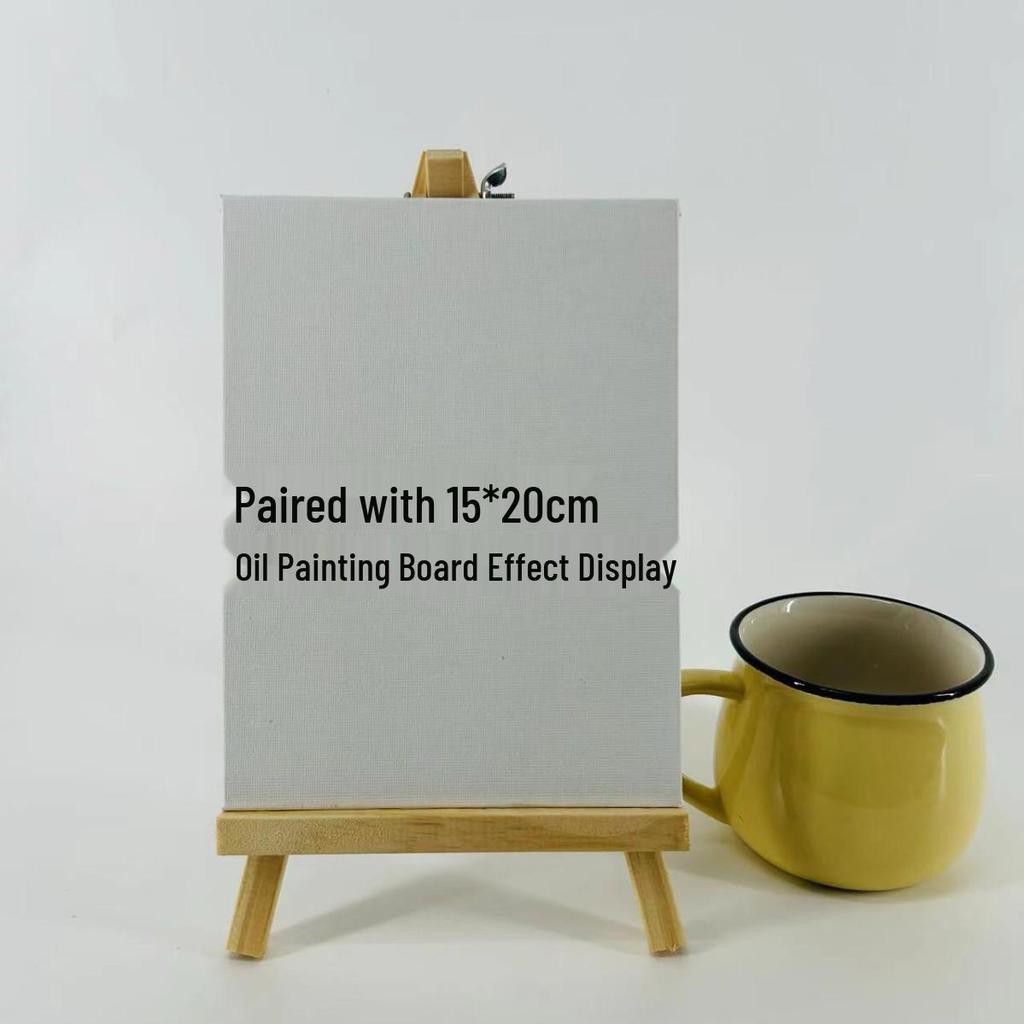Pine Wood Triangle Easel & Desktop Holder for Paintings, Phones, and Tablets
