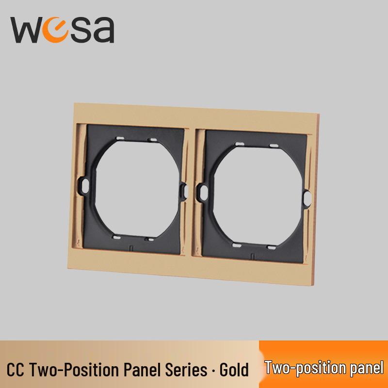 European Standard Flame Retardant Multi-Socket Wall Panel with Switch