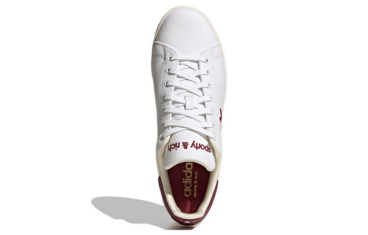 Stan Smith Sporty & Rich x Stan Smith Adidas Originals 'Белый Коллегиальный Бордовый' HQ6073
