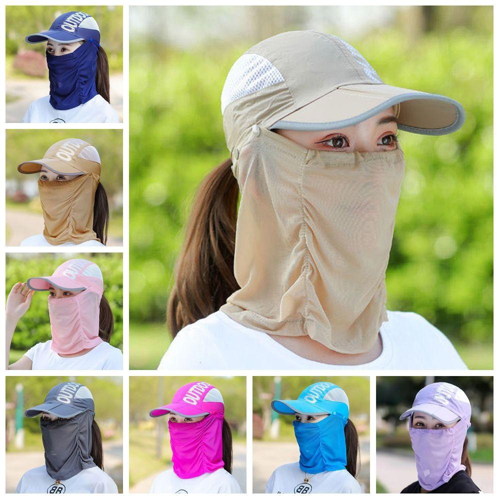 Quick-dry Hat Wide Brim Baseball Cap Neck Cover Face Cover Cap Sun Protection Hat Outdoor