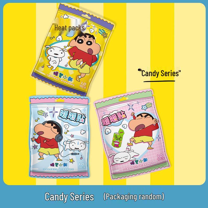 2025 Совместный самонагревающийся студенческий греющий пакет Crayon Shin-chan