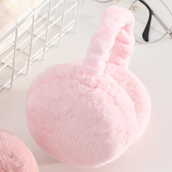 Женские зимние наушники, толстые плюшевые наушники для защиты ушей, ветрозащитные, регулируемая длина, складные, противоскользящие, для езды на работу, катания на лыжах, наушники с повязкой на голову