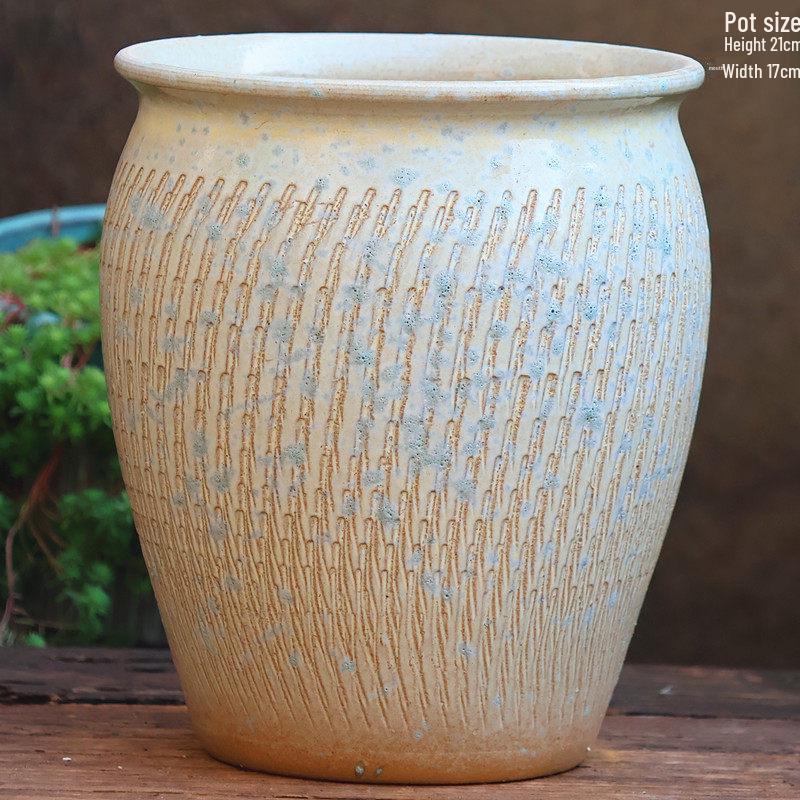 Специальное предложение: Высокий ретро-керамический цветочный горшок для суккулентов или зеленого редиса