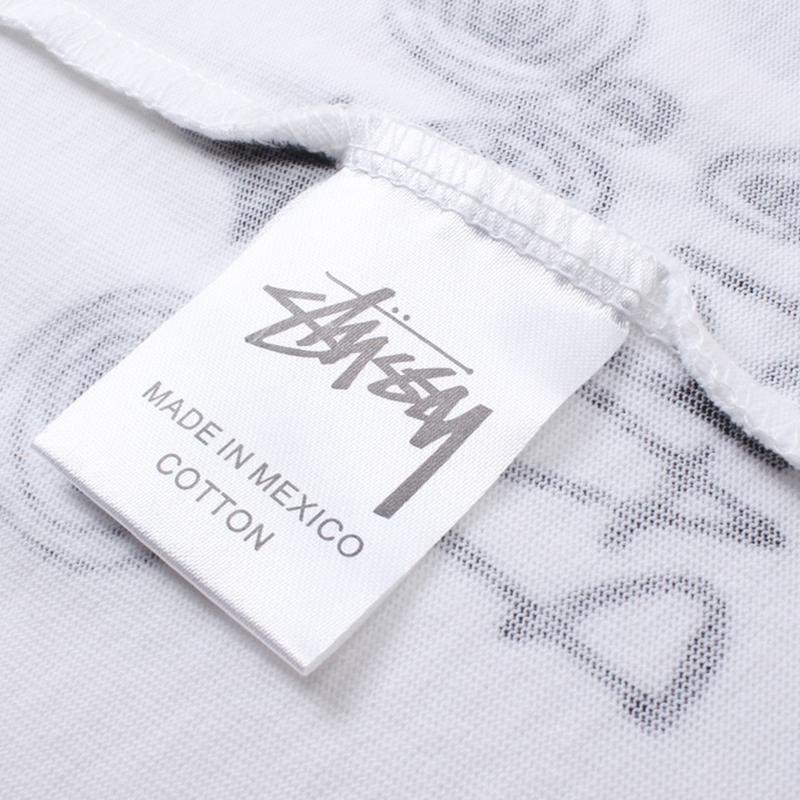 Stussy Летняя новая футболка из высококачественного хлопка с круглым вырезом для мужчин и женщин 2025 года, классический логотип с новым рисунком, парная футболка