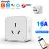 Sixwgh Zigbee Smart Socket Au Plug Адаптер Tuya Smart Life Приложение Беспроводное управление Тайминг Функция мониторинга мощности Aleax Outlet